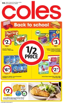 Preview of catalogue Coles catalogue WA from shop Coles valid 22/04/2026
