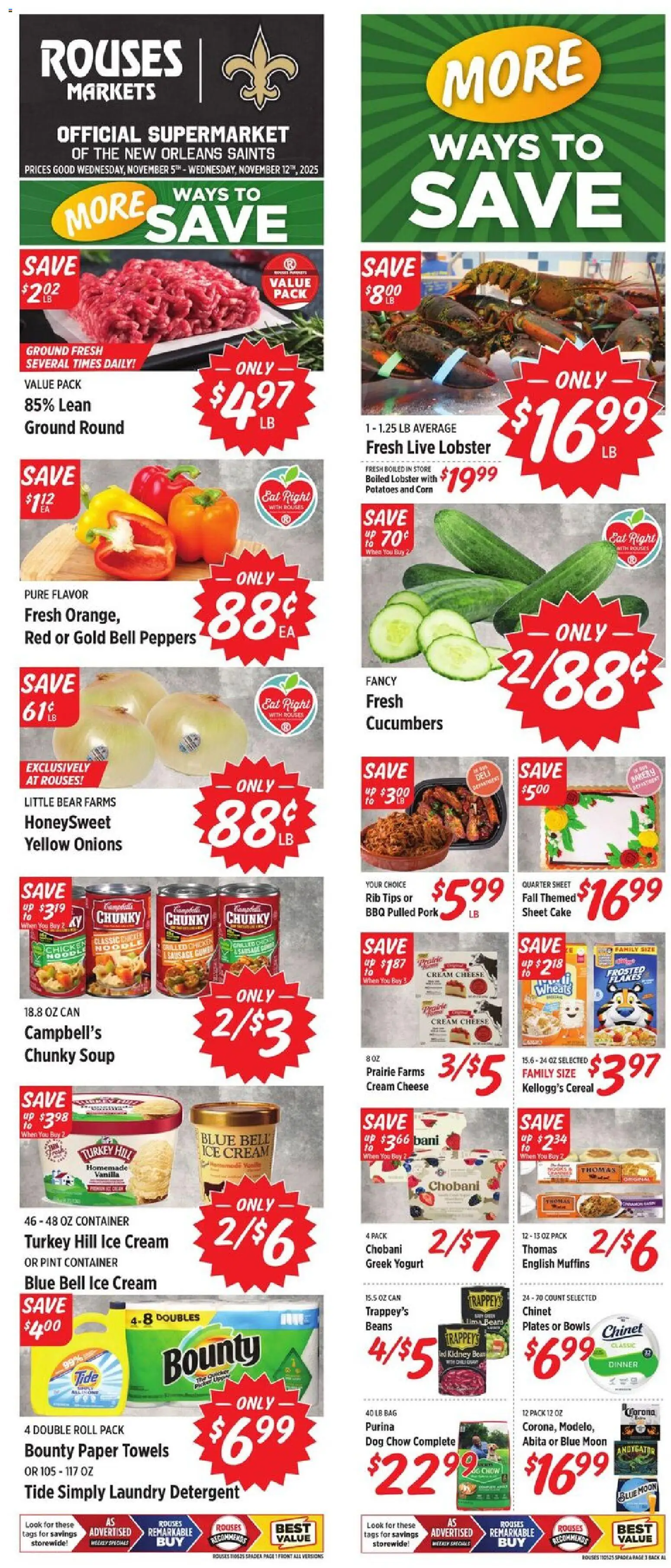 Ad Preview of Rouses Weekly Ad - AL from 11/05/2025