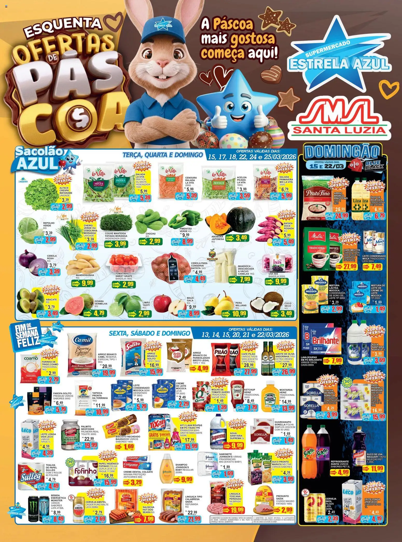 Pré-Visualização do folheto "Estrela Azul - Ofertas da semana" da loja Estrela Azul válido a partir de 12/03/2026