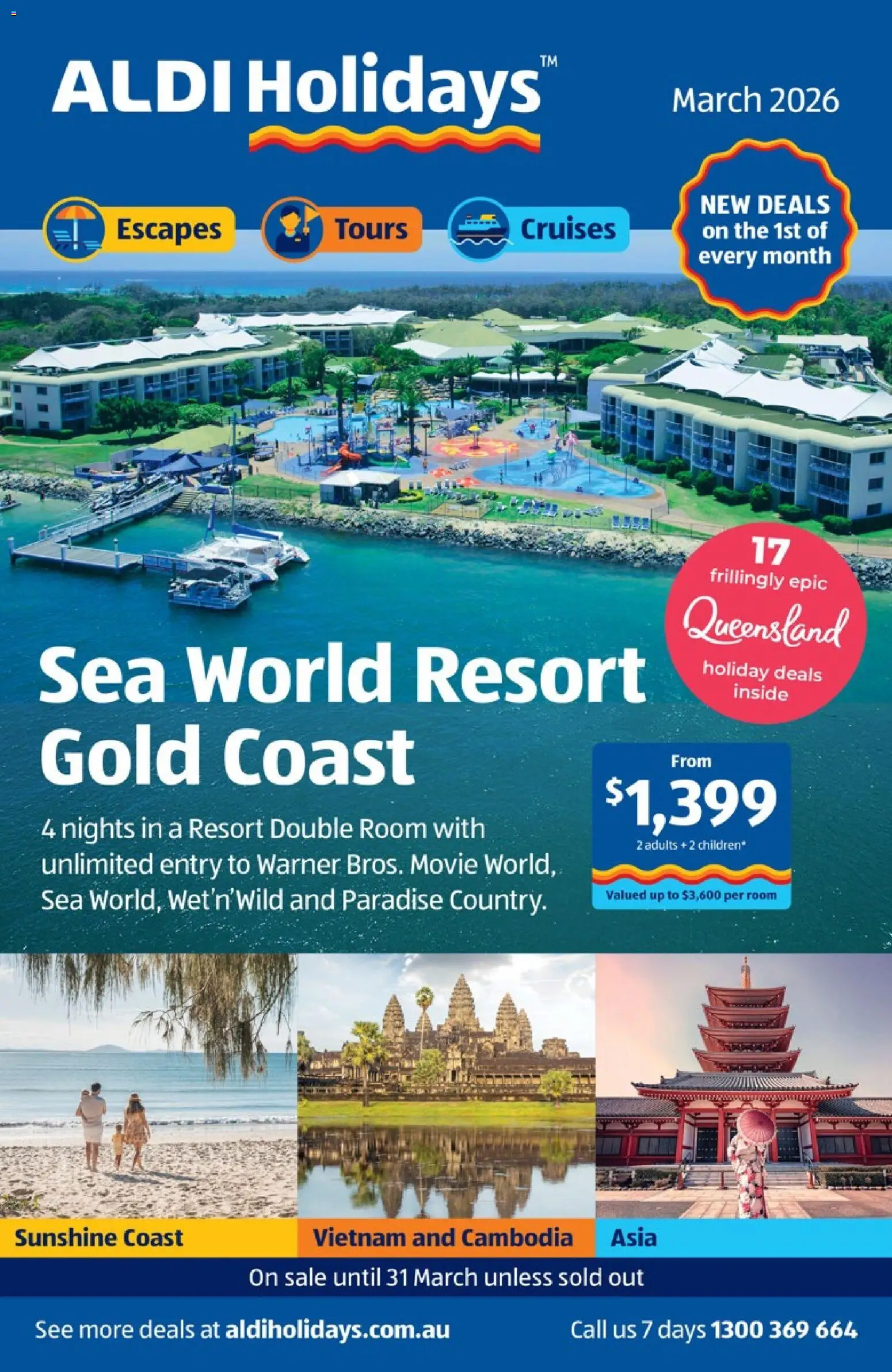 Preview of catalogue Aldi Holidays from shop Aldi valid 02/03/2026