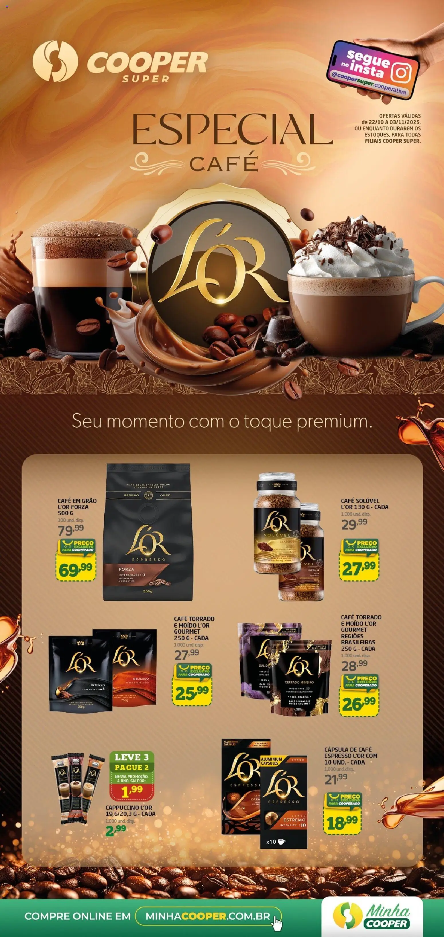 Cooper folheto "Ofertas Café Lor" válido a partir de 22/10/2025 - número de página 1
