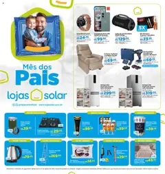Pré-Visualização do folheto "Ofertas Agosto" da loja Lojas Solar válido a partir de 01/08/2025