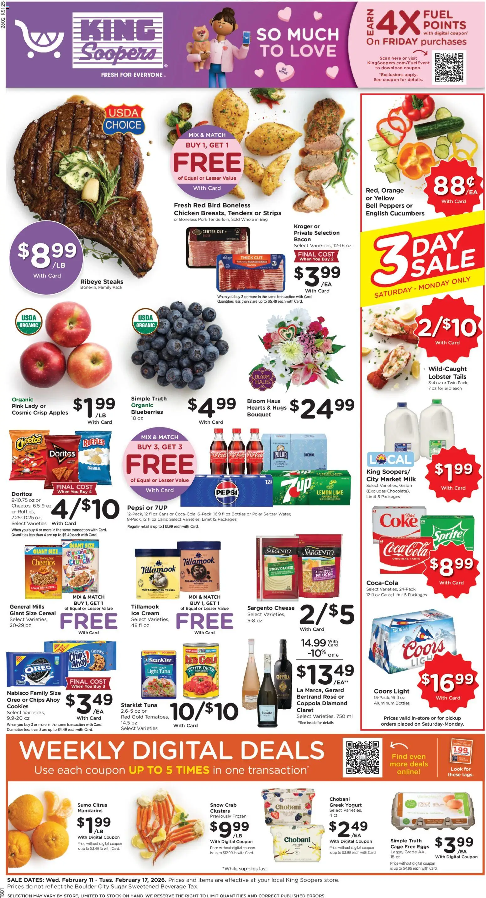 Ad Preview of King Soopers Weekly Ad from 02/11/2026