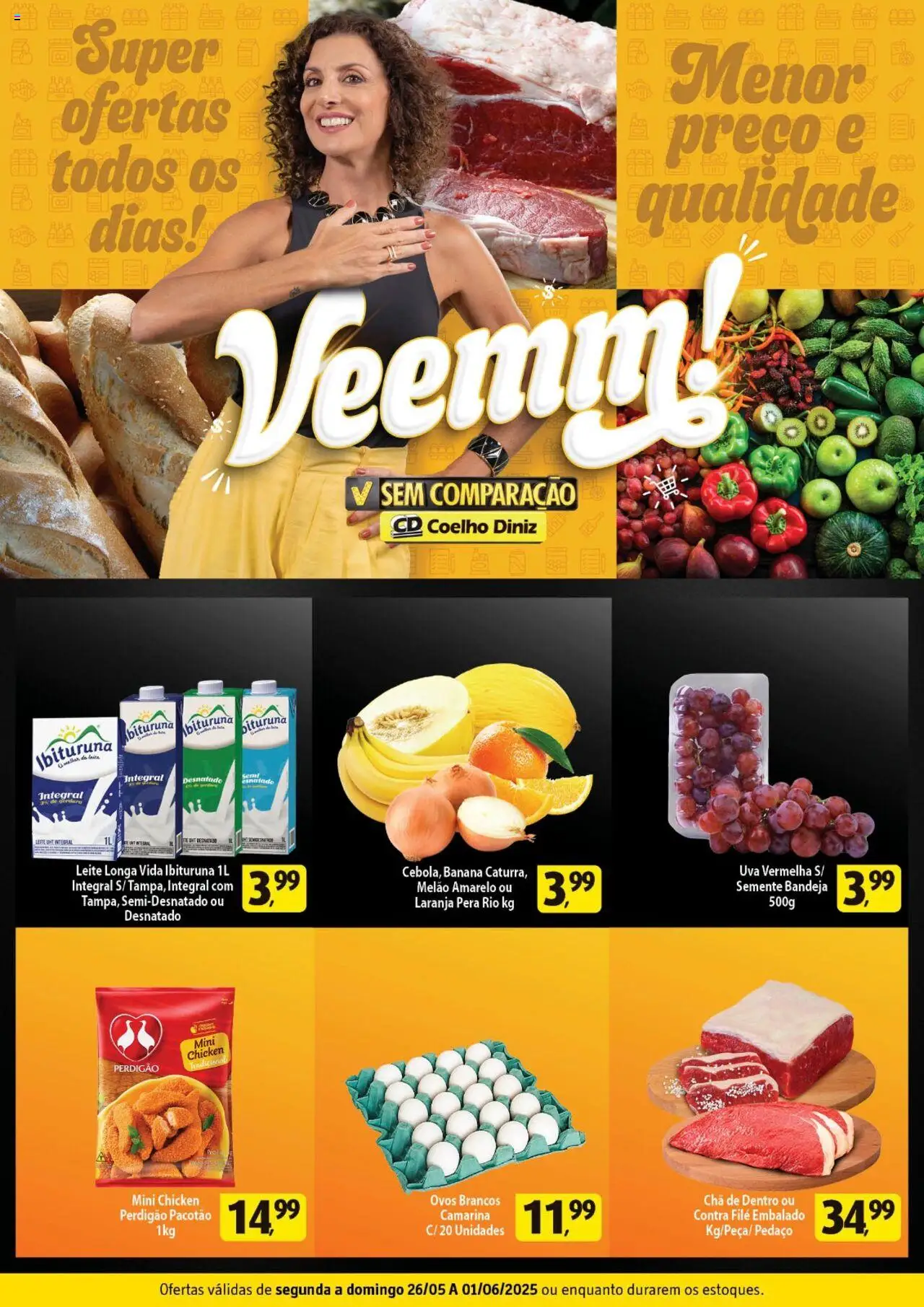 Coelho Diniz folheto "Ofertas da semana" válido a partir de 26/05/2025 - número de página 1