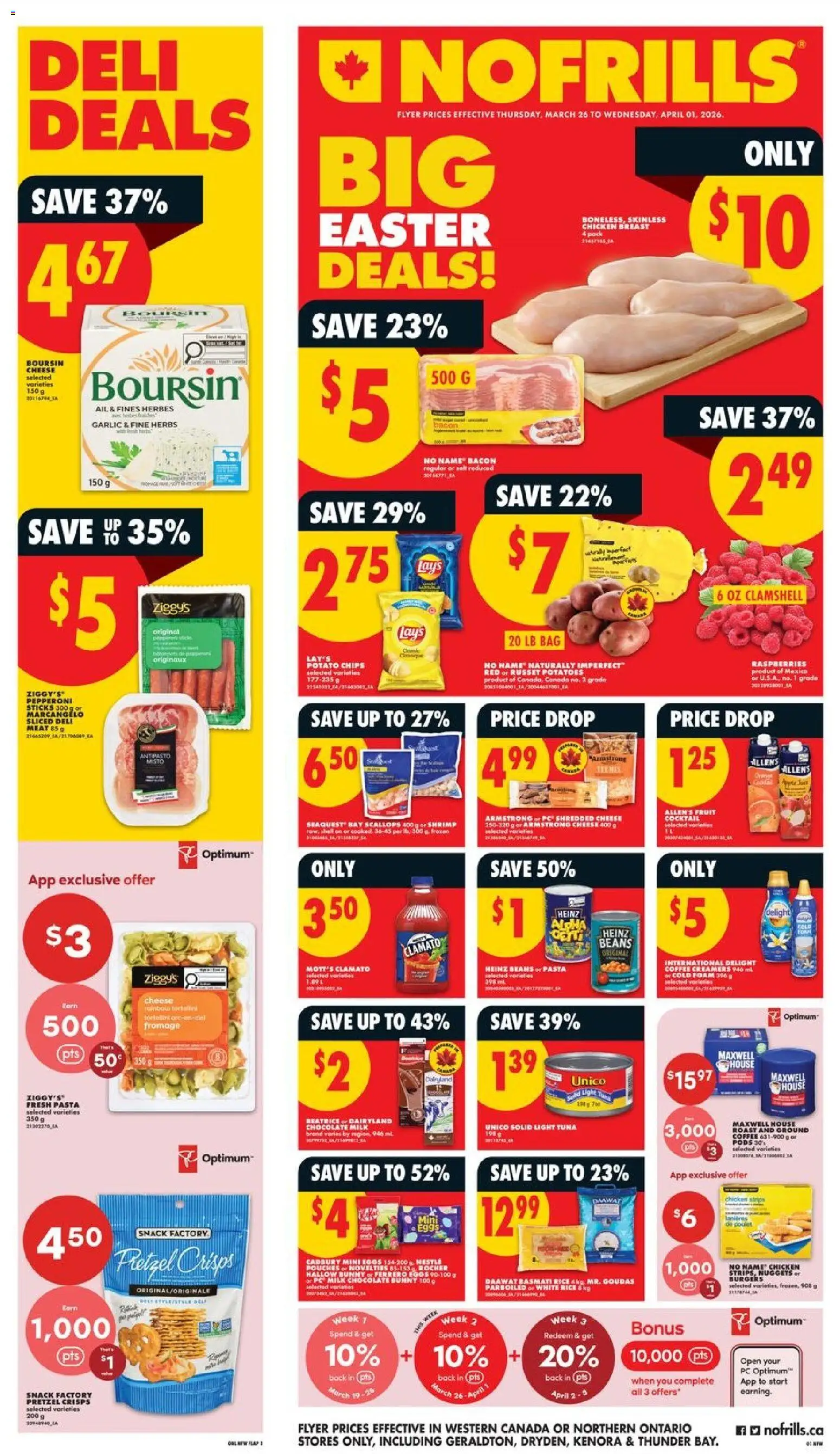 Preview of leaflet No Frills weekly flyer - AB from shop No Frills is valid from Mar 26, 2026
