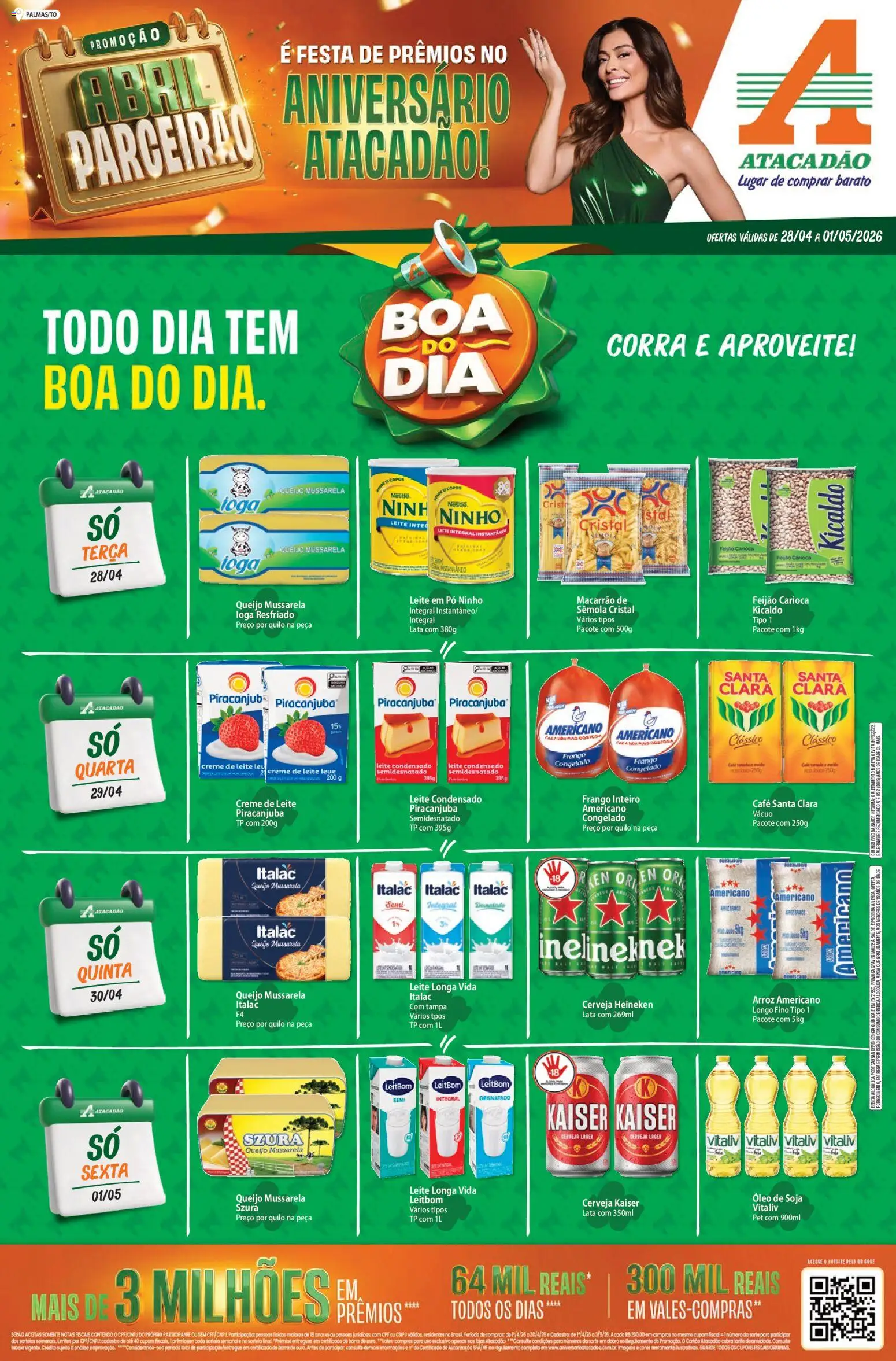 Pré-Visualização do folheto "Atacadão ofertas - TO" da loja Atacadão válido a partir de 28/04/2026