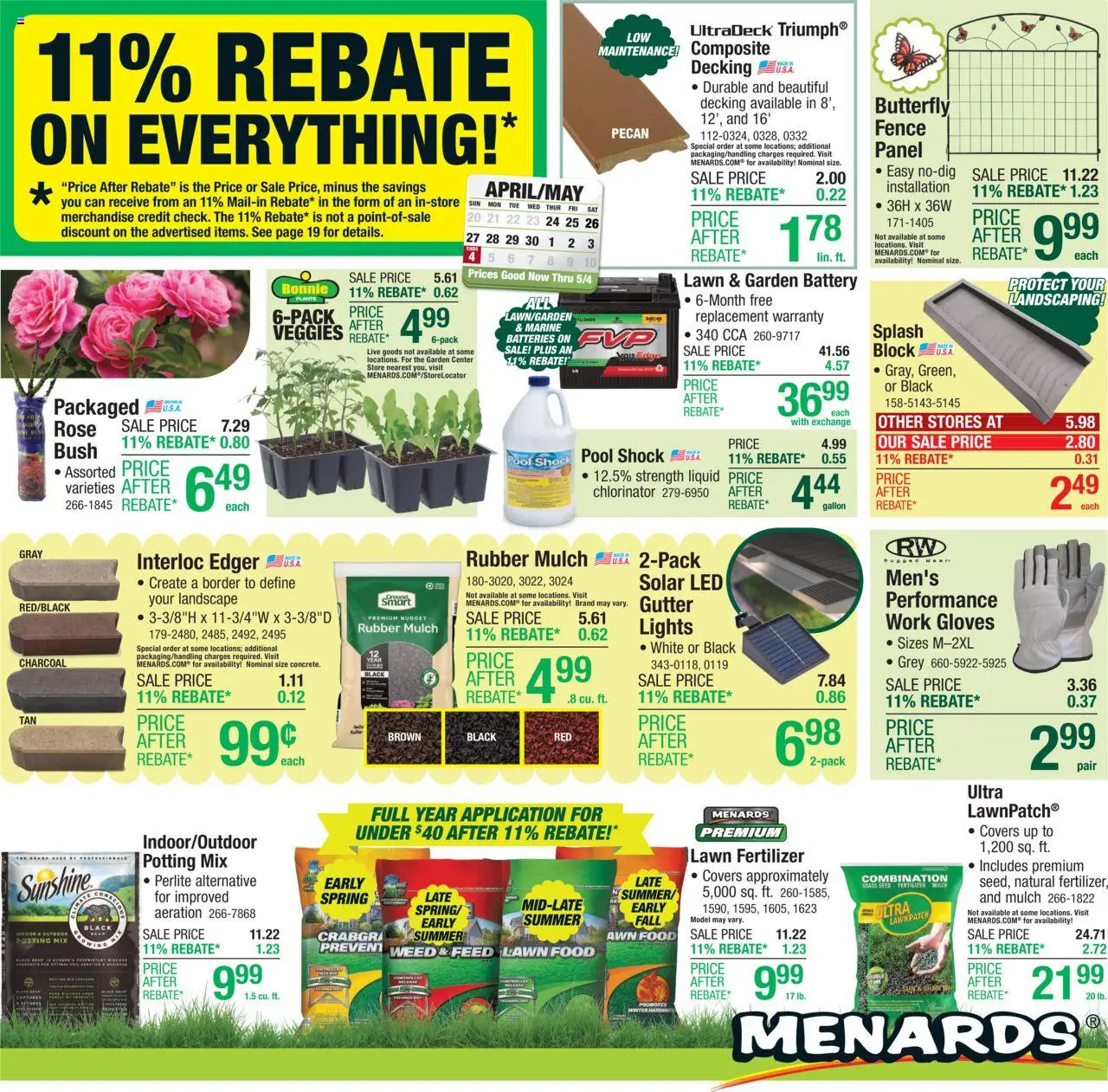 Menards AD from 04/23/2025 >> Weekly ad + Sale ad Preview