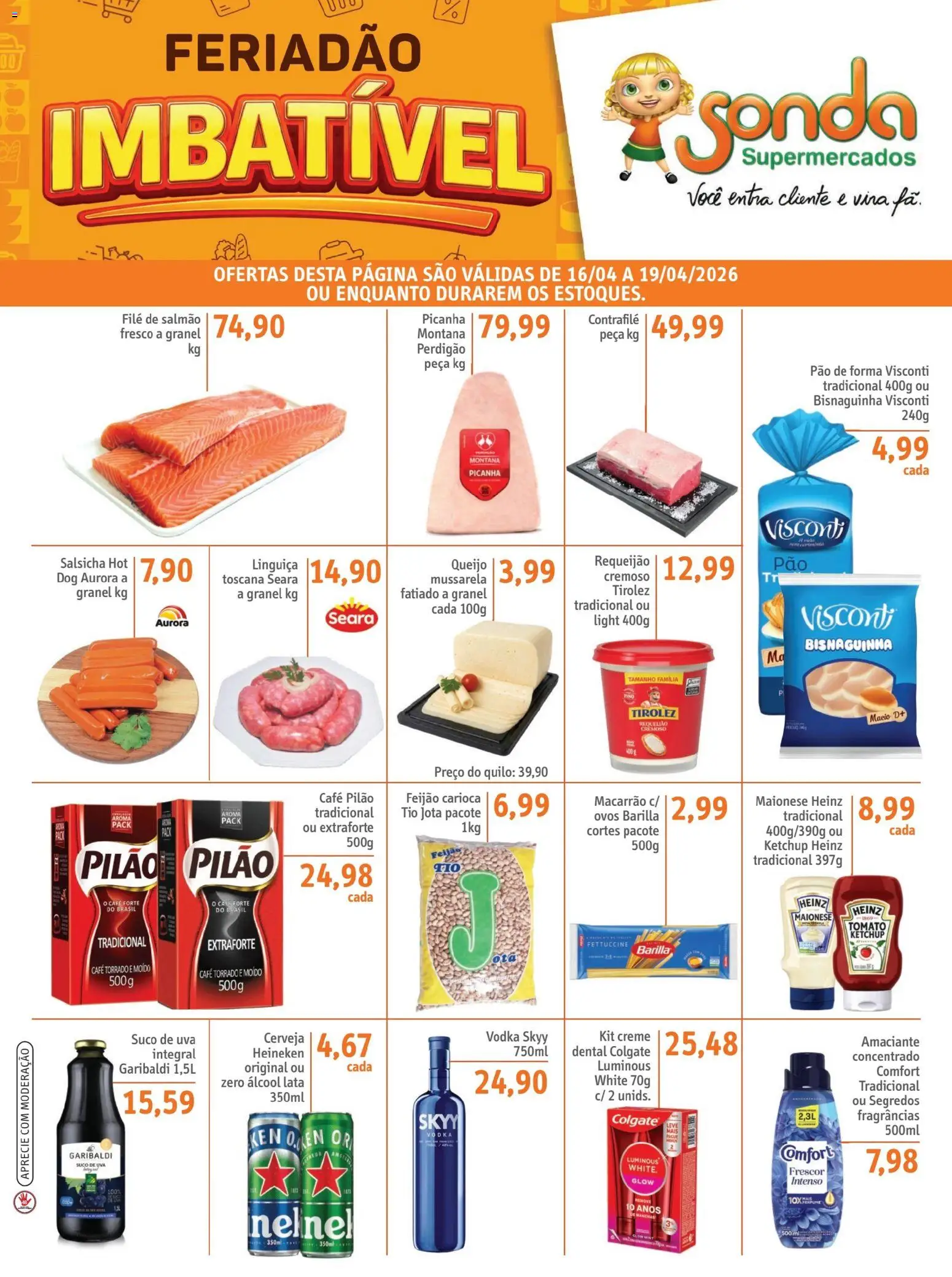 Pré-Visualização do folheto "Sonda ofertas Feriadao " da loja Sonda válido a partir de 16/04/2026