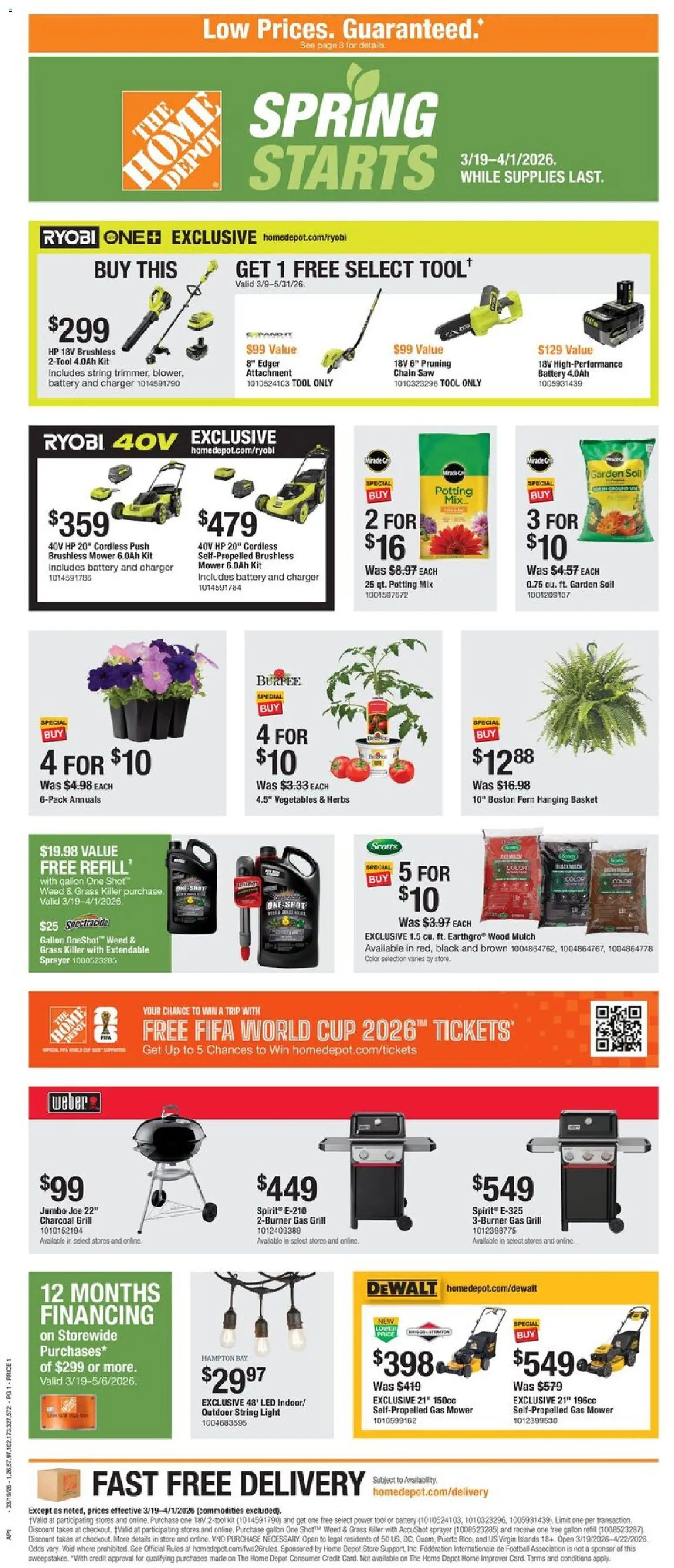 Ad Preview of Home Depot Home Depot Local Ad - GA from 03/19/2026