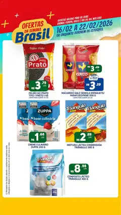 Pré-Visualização do folheto "Ofertas da semana" da loja Brasil Atacadista válido a partir de 16/02/2026