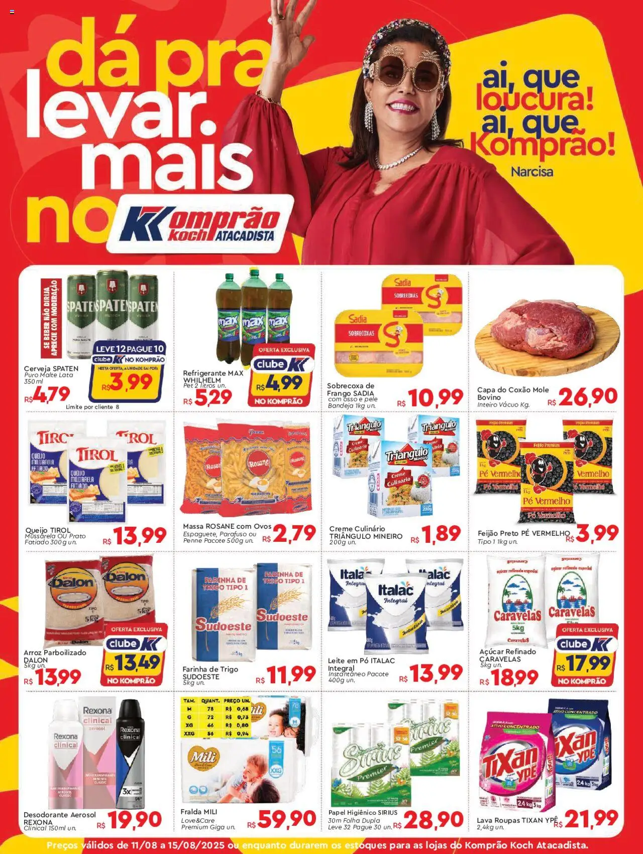 Komprao Atacadista folheto "Ofertas da semana" válido a partir de 11/08/2025 - número de página 1
