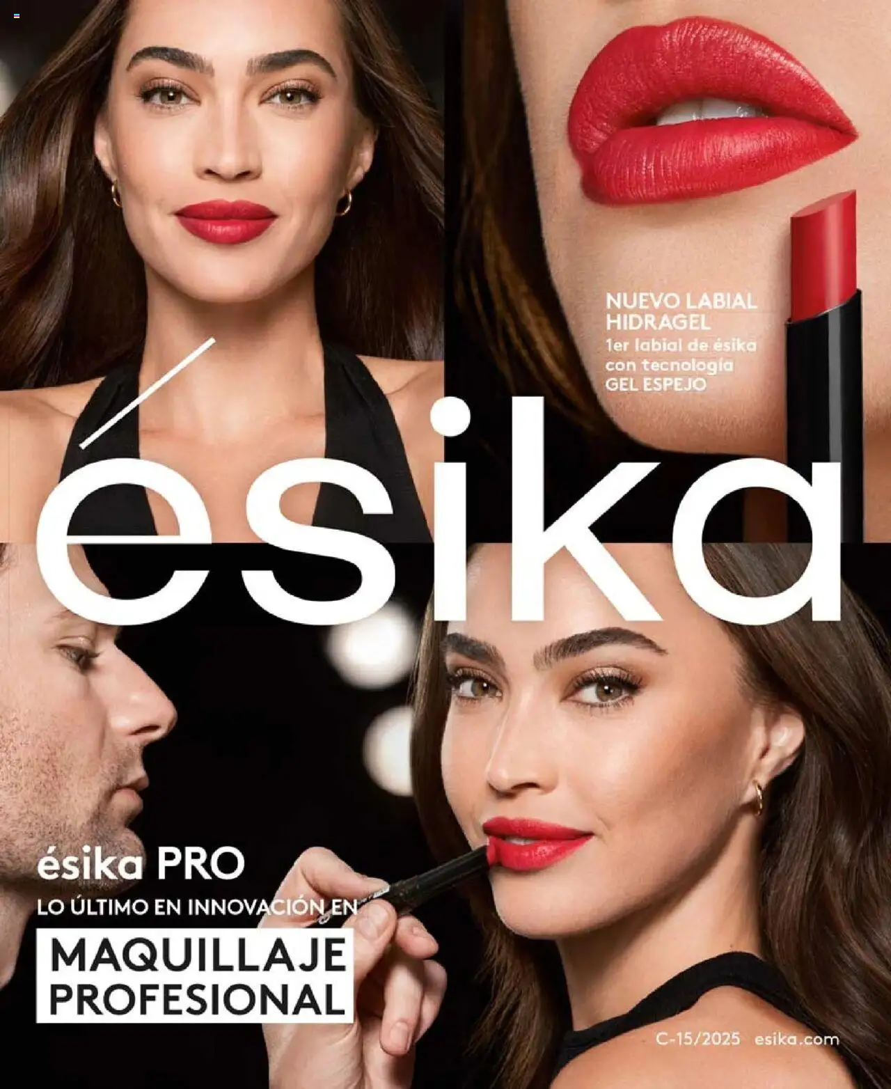 Ésika Catálogo desde 14.09.2025 - Campaña 15 > número de página 1 - Espejo, Maquillaje, Labial