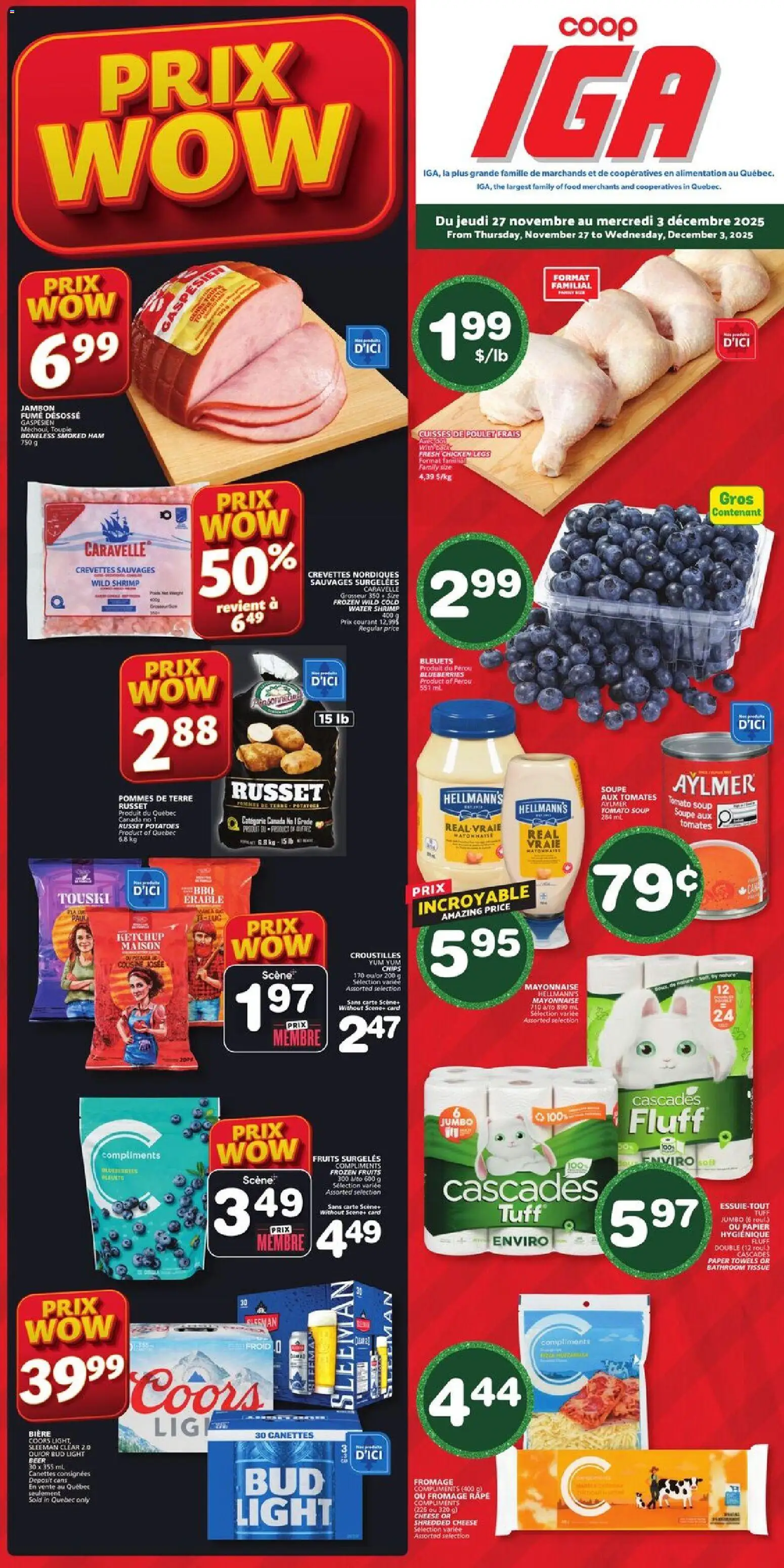 Preview of leaflet Îles de la Madeleine from shop IGA is valid from Nov 27, 2025