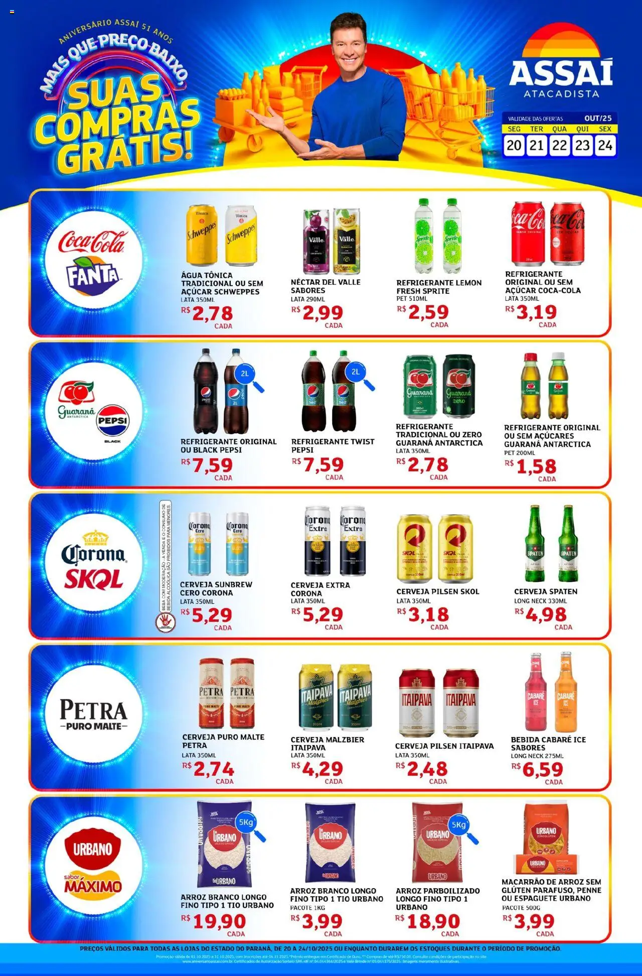 Assaí Atacadista folheto "Encarte - PR" válido a partir de 20/10/2025 - número de página 1