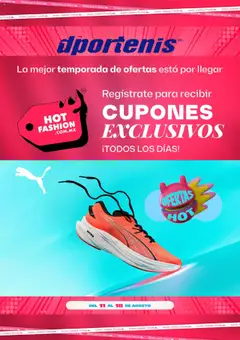Vista previa las ofertas de la tienda Dportenis - Hot Sale aviso desde el 07/08/2025 