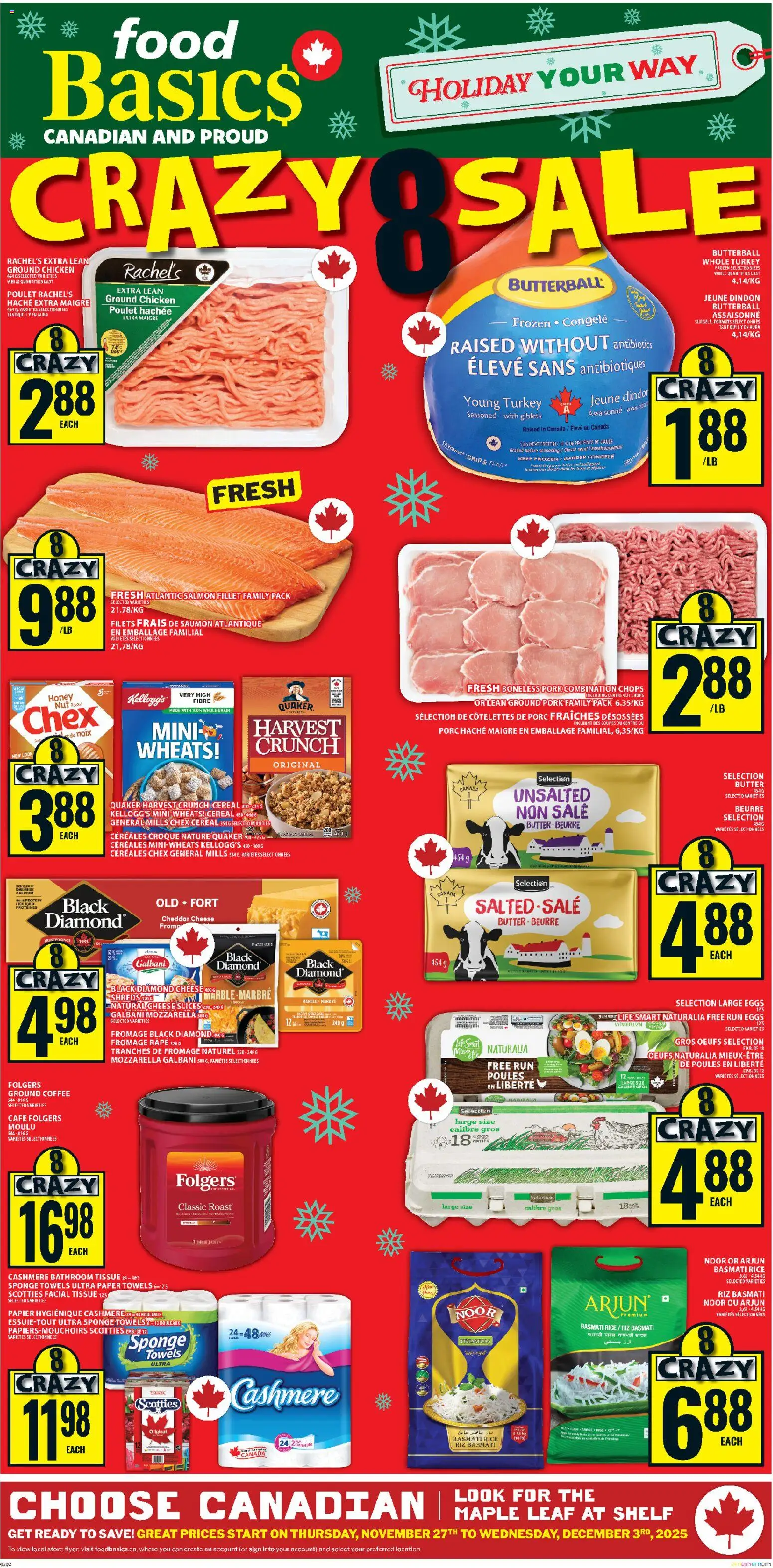 Preview of leaflet Kanata from shop Food Basics is valid from Nov 27, 2025