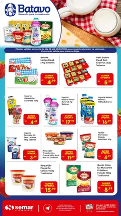 Pré-Visualização do folheto "Ofertas Especial Batavo" da loja Semar Supermercado válido a partir de 28/01/2026