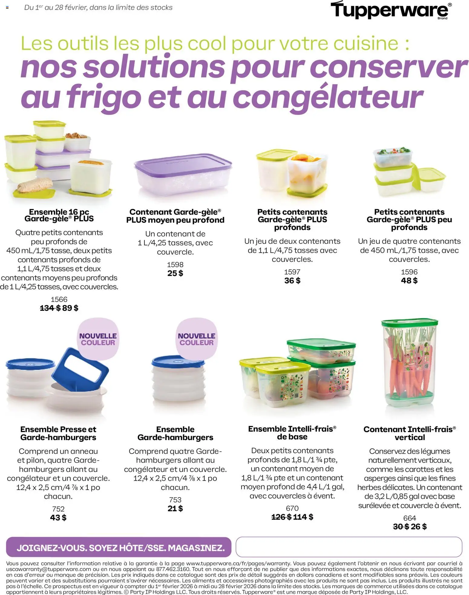 Preview of leaflet Dépliant du mois from shop Tupperware is valid from Feb 01, 2026