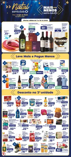 Pré-Visualização do folheto "Ofertas da semana" da loja Sam's Club válido a partir de 11/12/2025