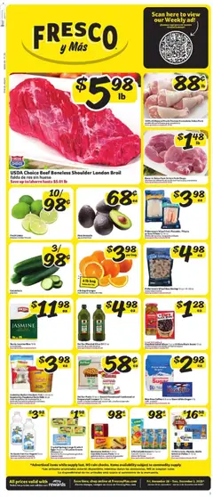 Ad Preview of Fresco y Más Weekly Ad from 11/28/2025 | Page: 1