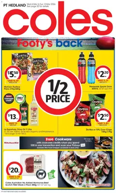Preview of catalogue Coles catalogue PT Hedland from shop Coles valid 04/03/2026
