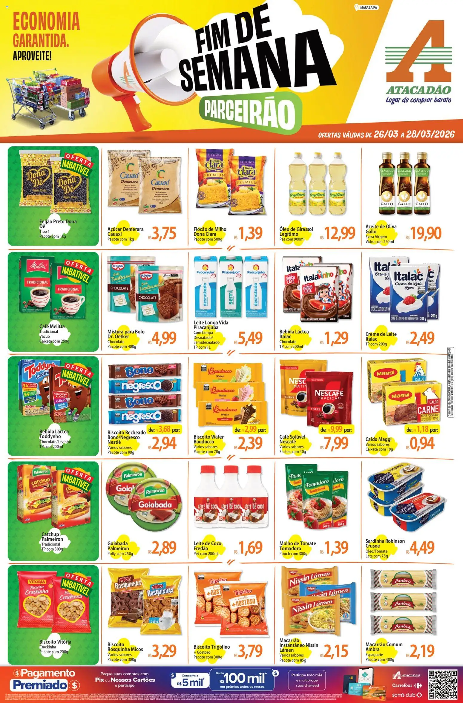 Pré-Visualização do folheto "Atacadão ofertas - PA" da loja Atacadão válido a partir de 26/03/2026