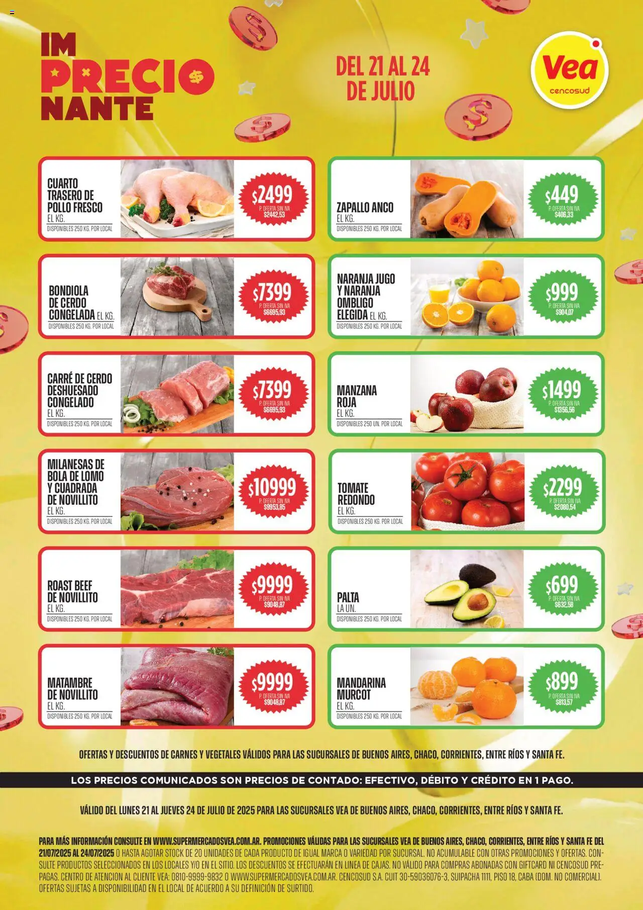 Vea Ofertas del 21/07/2025 >> Catálogo