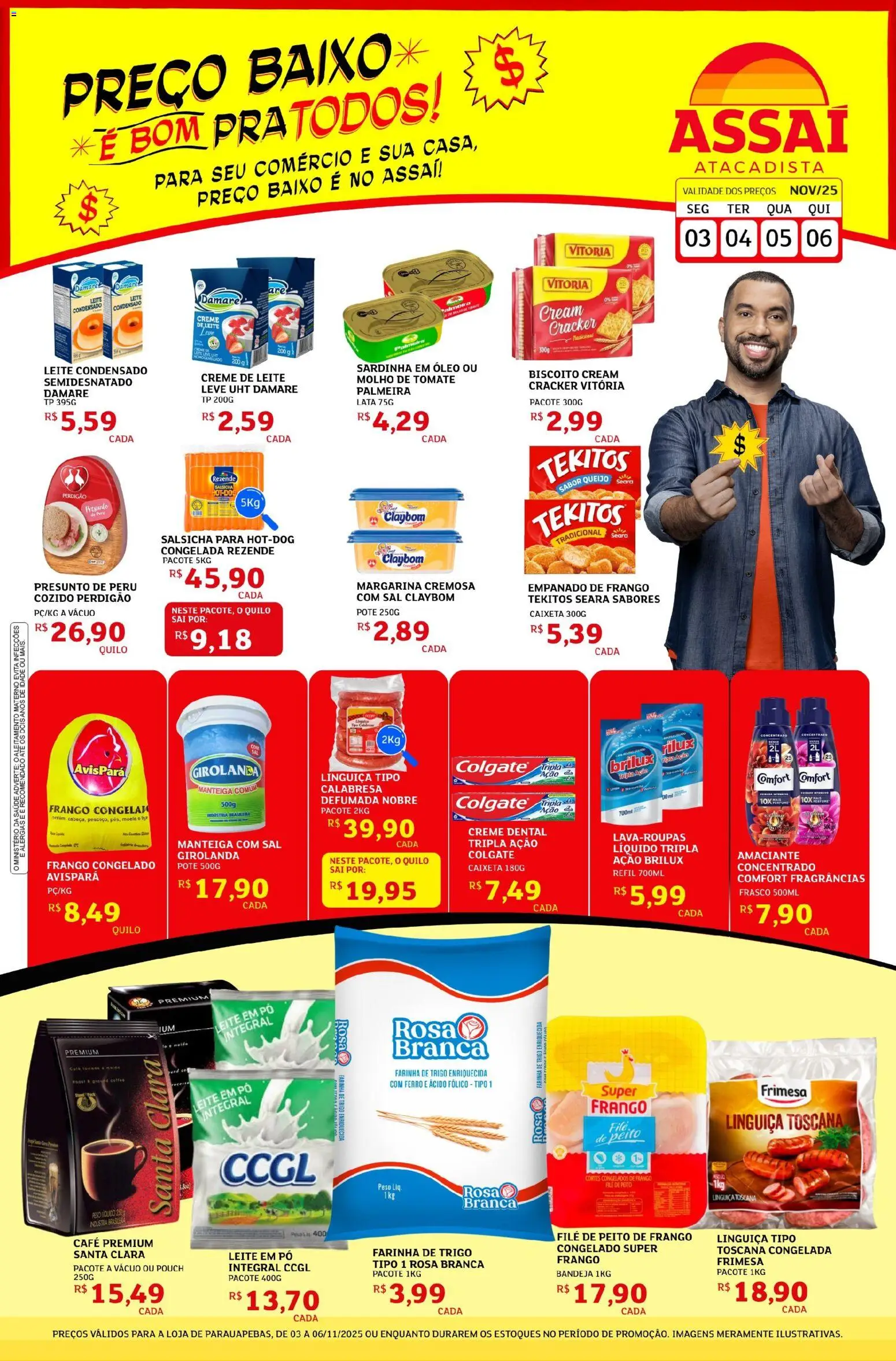 Pré-Visualização do folheto "Encarte - PA" da loja Assaí Atacadista válido a partir de 03/11/2025