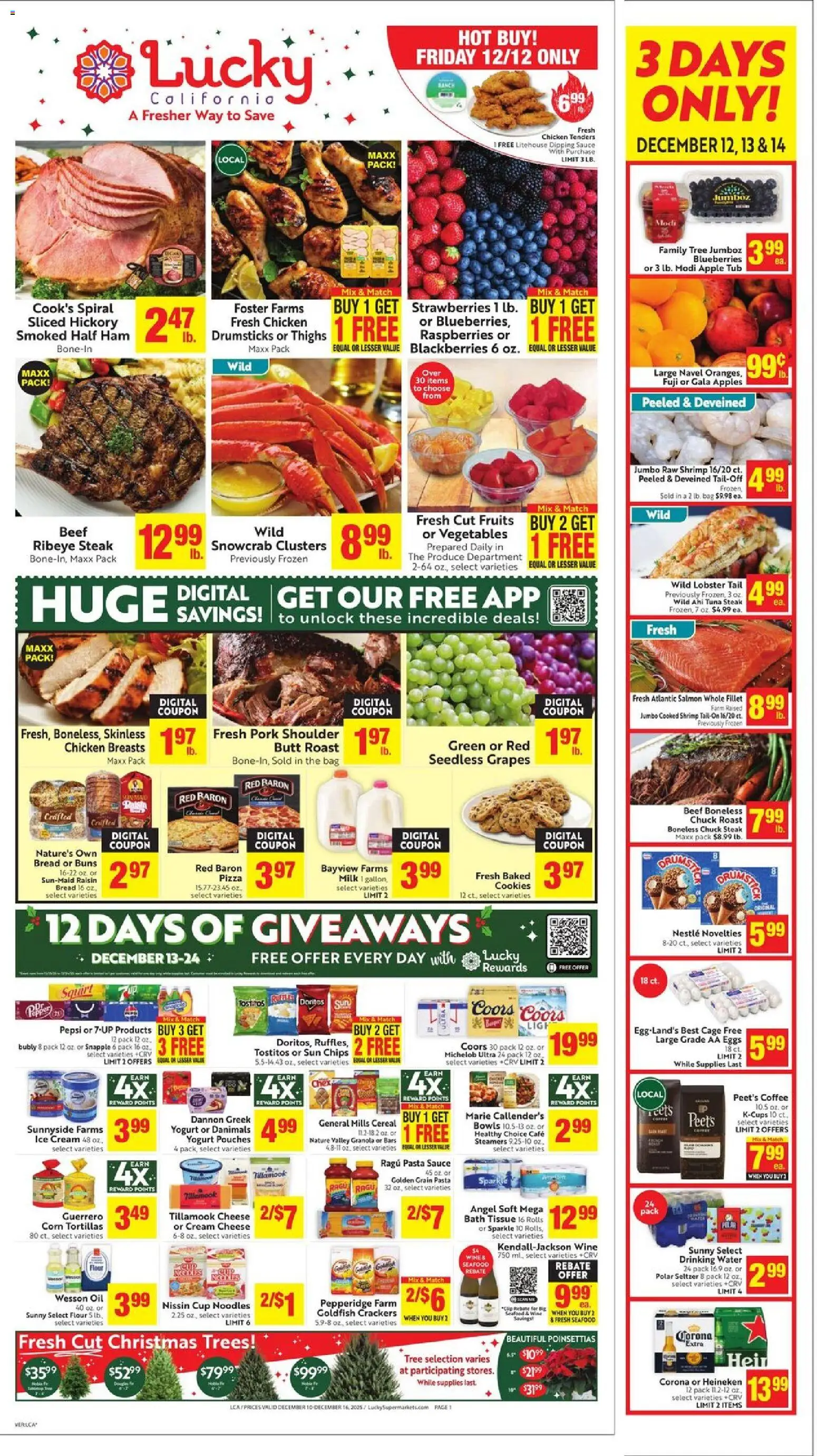 Ad Preview of Lucky Supermarkets Weekly Ad from 12/10/2025