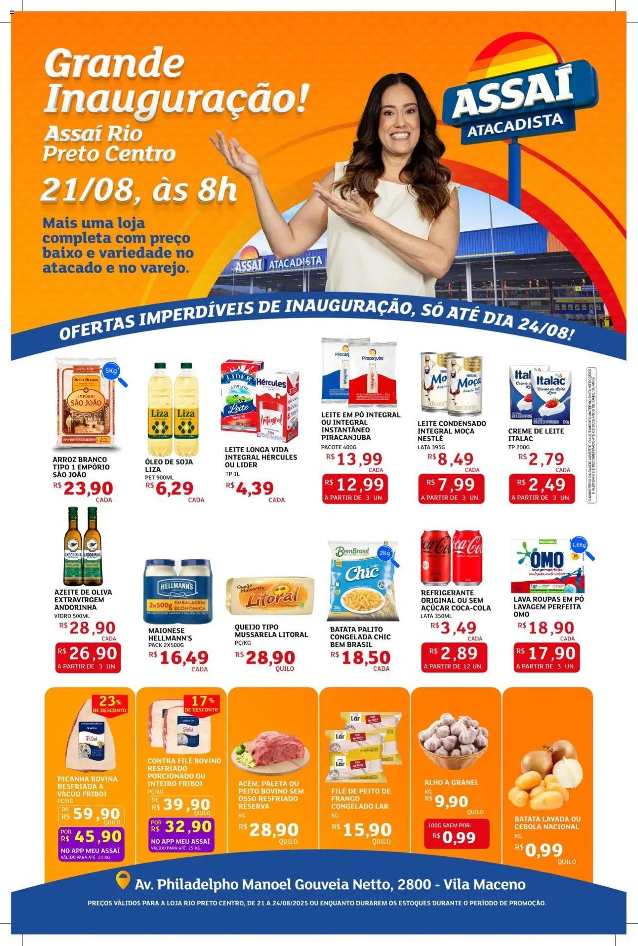 Assaí Atacadista folheto "Encarte" válido a partir de 21/08/2025 - número de página 1