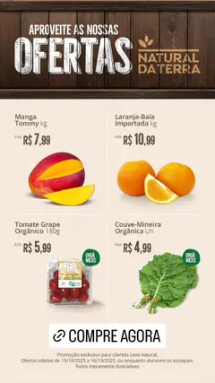 Pré-Visualização do folheto "Ofertas da semana" da loja Natural da Terra válido a partir de 13/10/2025