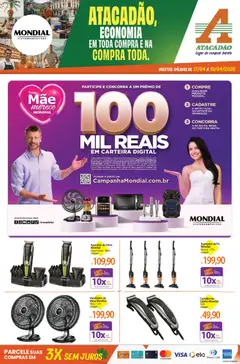 Pré-Visualização do folheto "Atacadão ofertas - RR" da loja Atacadão válido a partir de 17/04/2026