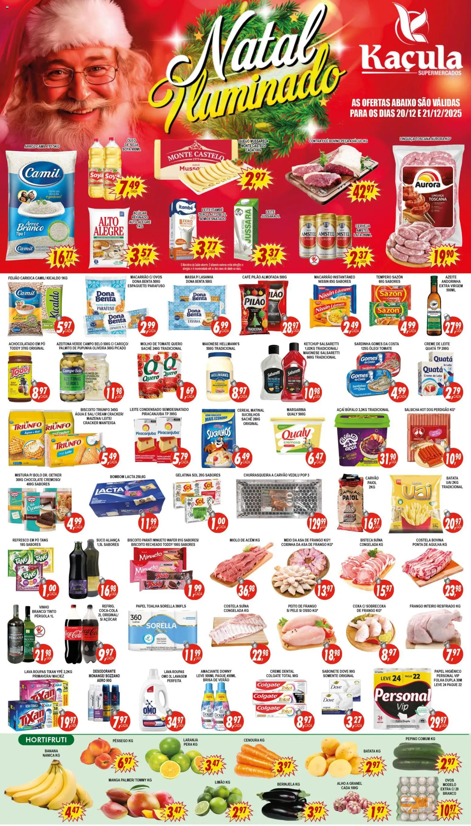 Pré-Visualização do folheto "Ofertas da semana" da loja Kaçula válido a partir de 20/12/2025