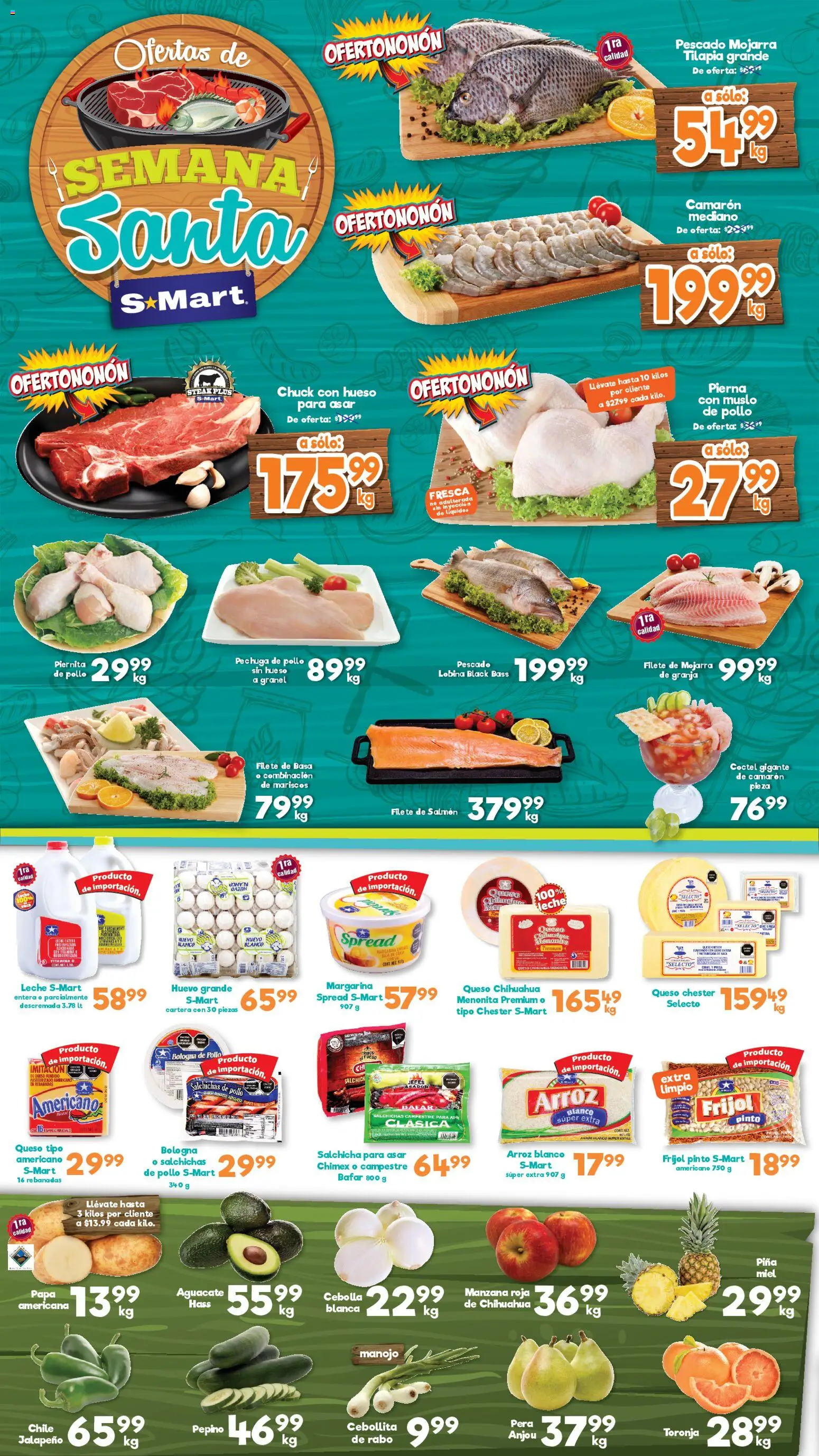 Vista previa las ofertas de la tienda S-Mart - S-Mart folleto Juárez desde el 04/04/2026 