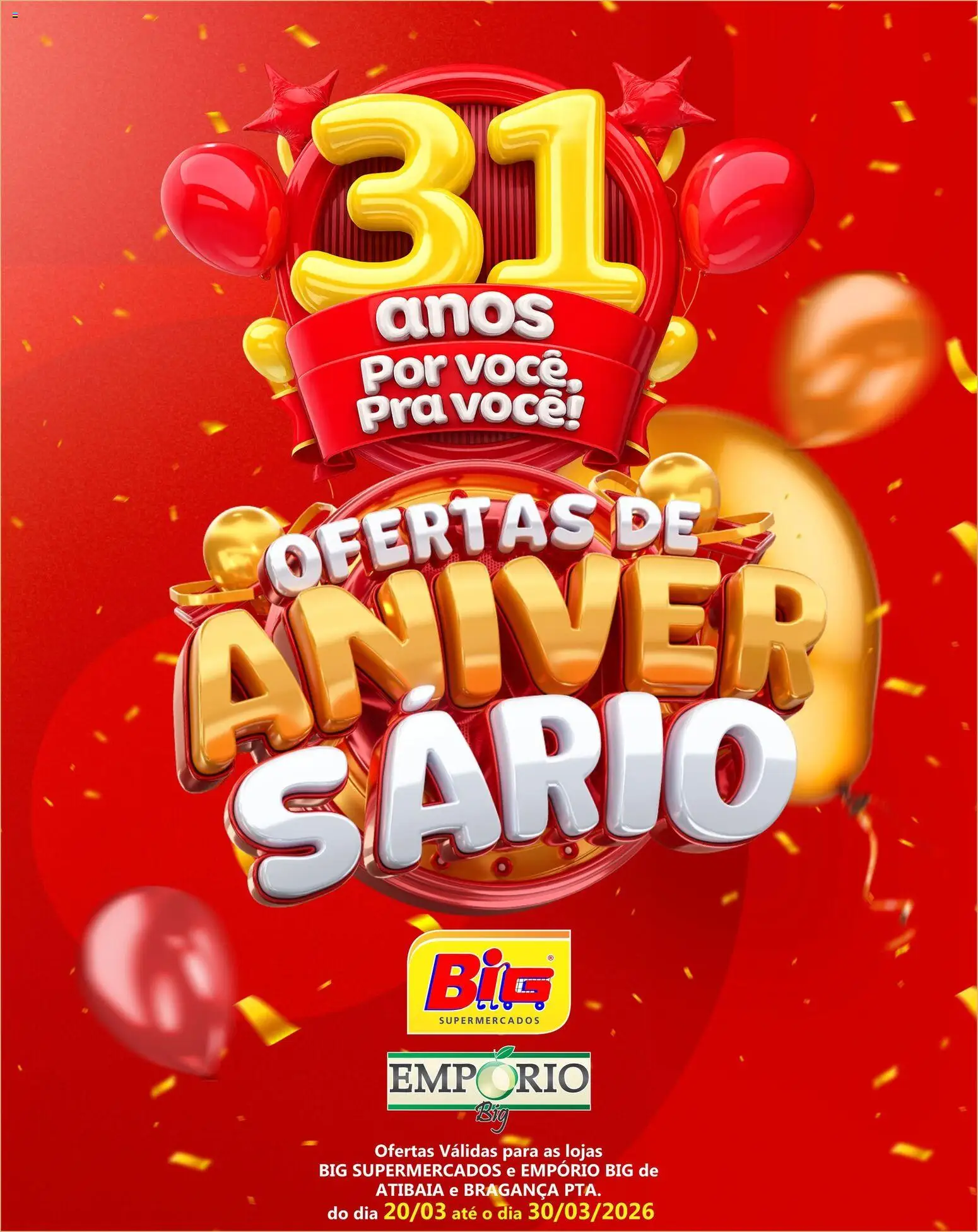 Pré-Visualização do folheto "Big Supermercados - Ofertas da semana" da loja Big Supermercados válido a partir de 20/03/2026