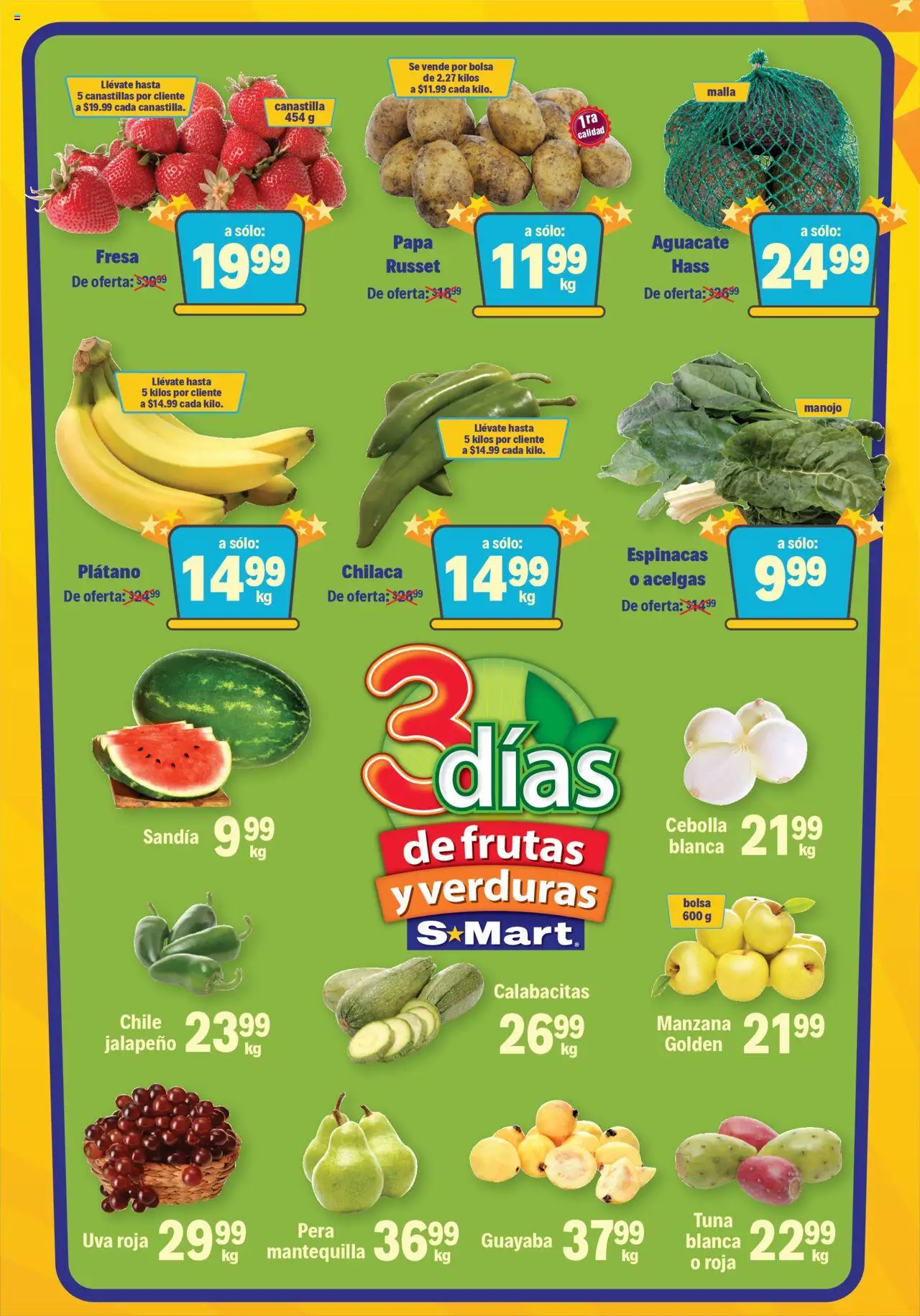 Folleto S-Mart y sus promociones válidas desde el 16/09/2025 - Número de página 1