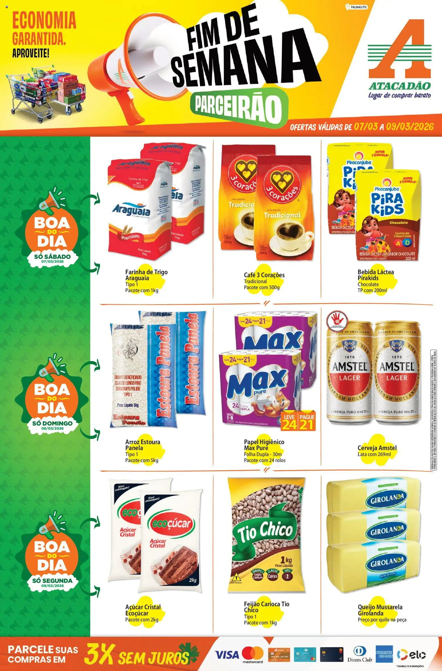 Pré-Visualização do folheto "Atacadão ofertas - TO" da loja Atacadão válido a partir de 07/03/2026