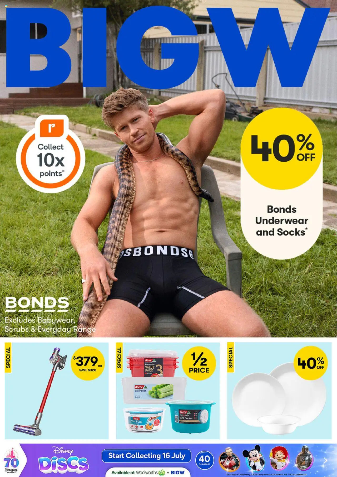 Big W catalogue valid from 10/07/2025 - page 1 - Decor, Cooker, Rice, Underwear, Rice cooker