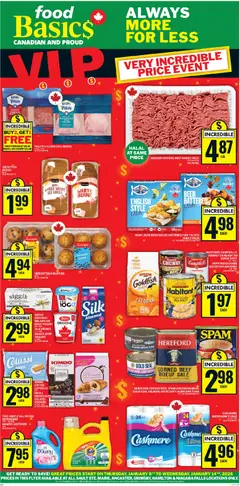Preview of leaflet Ancaster from shop Food Basics is valid from Jan 08, 2026
