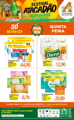 Pré-Visualização do folheto "Ofertas - SP" da loja Atacadão válido a partir de 18/09/2025