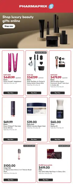 Preview of leaflet Flyer / circulaire from shop Pharmaprix is valid from Dec 19, 2025