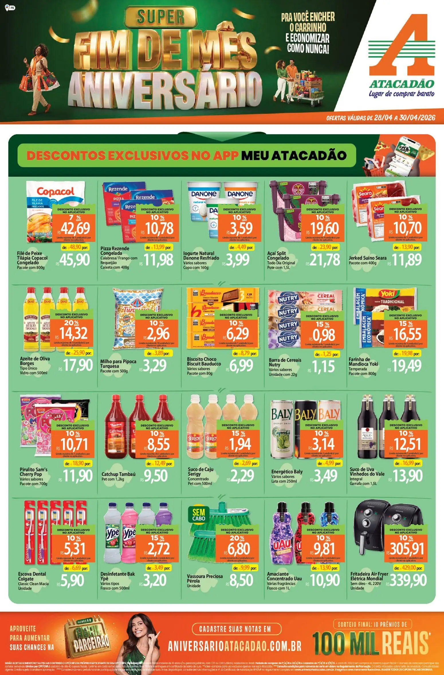 Pré-Visualização do folheto "Atacadão ofertas - PB" da loja Atacadão válido a partir de 28/04/2026