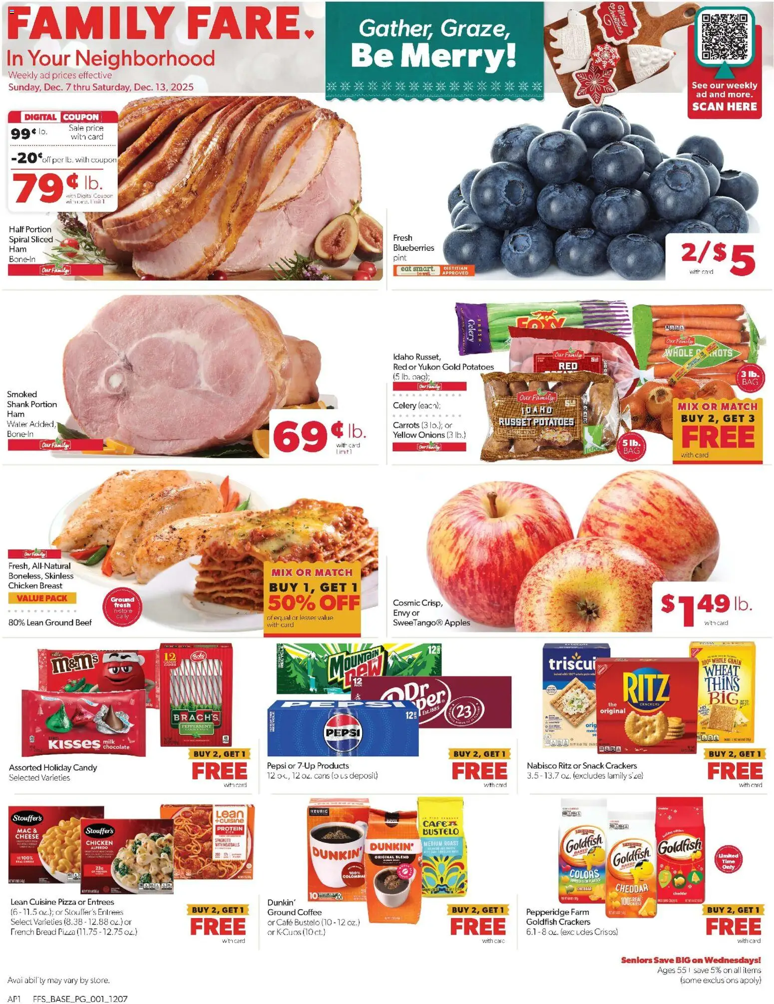 Ad Preview of Family Fare Weekly Ad from 12/07/2025