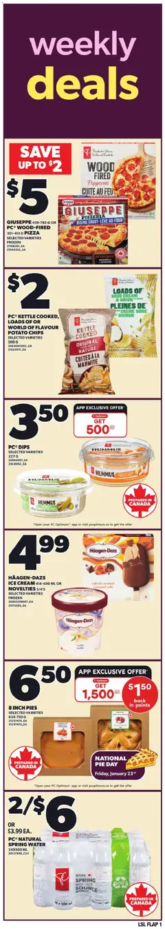 Un aperçu du dépliant Weekly flyer / circulaire du magasin Loblaws est valide à partir 22 janv. 2026