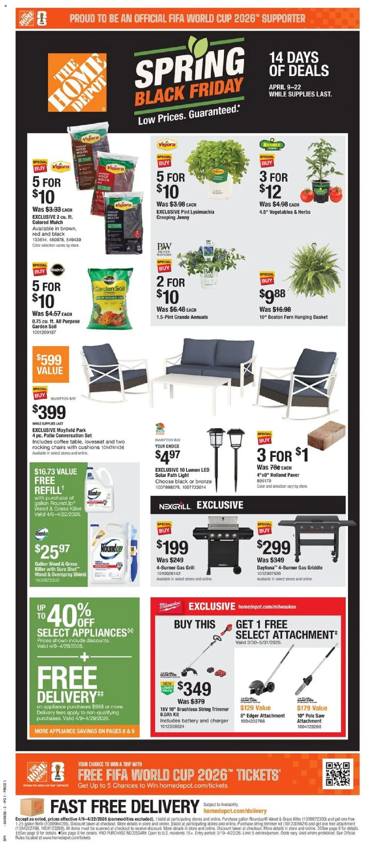 Ad Preview of Home Depot Home Depot Local Ad - FL from 04/09/2026