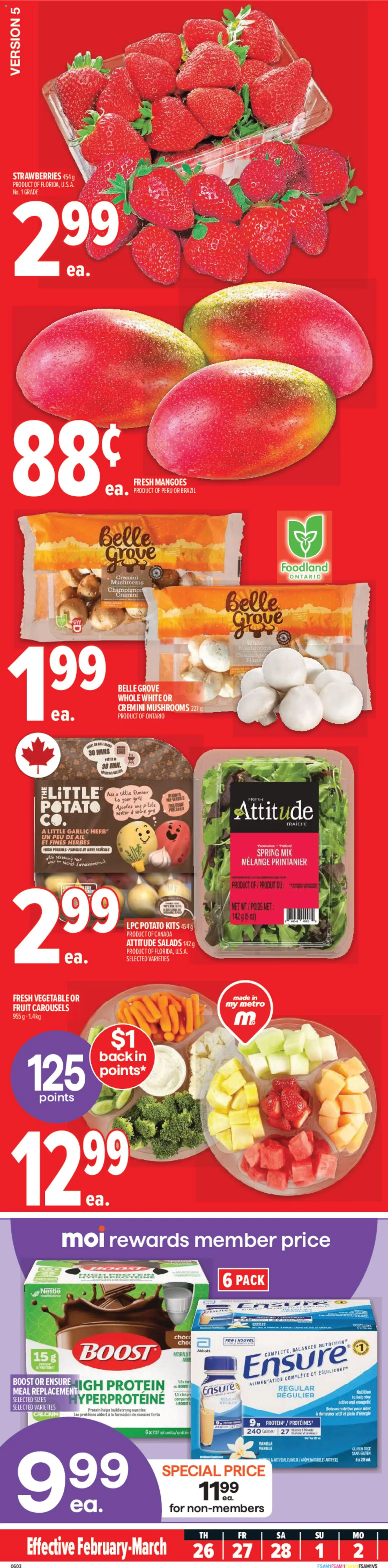 Preview of leaflet Québec from shop Metro is valid from Feb 26, 2026