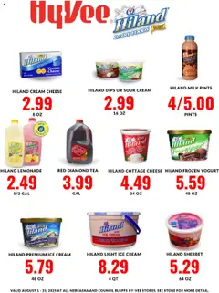 Ad Preview of HyVee Hiland Monthlong from 08/01/2025