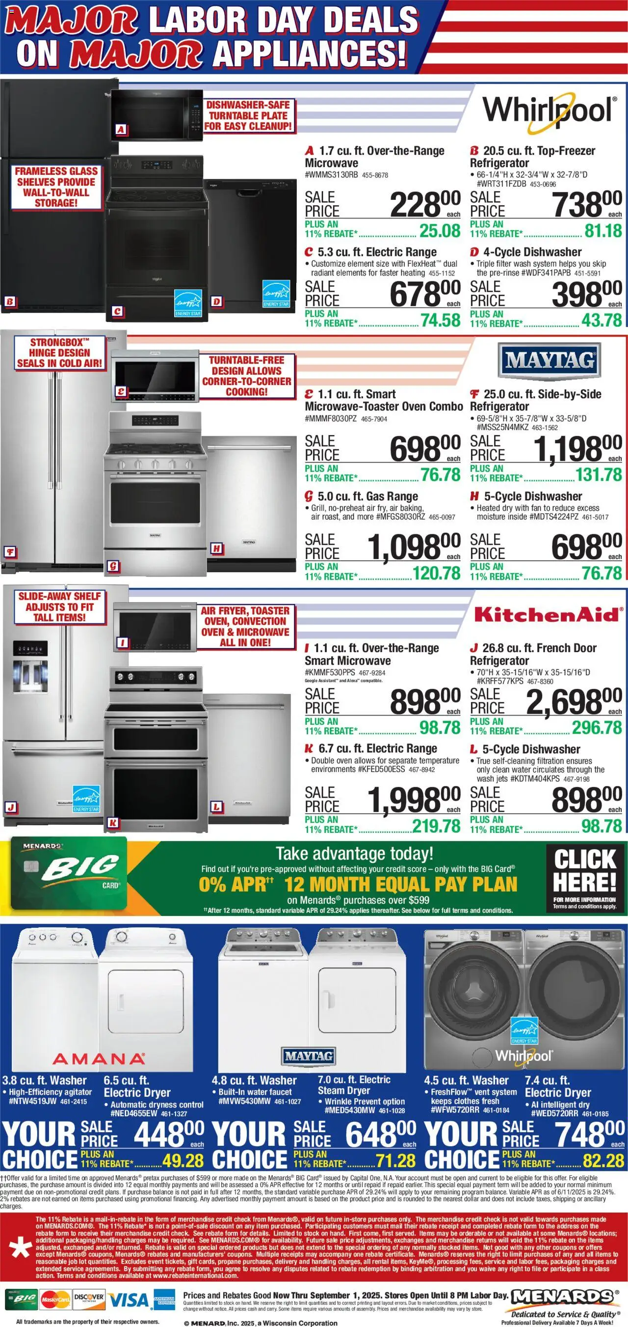 Menards AD from 08/20/2025 >> Weekly ad + Sale ad Preview - Page number 1