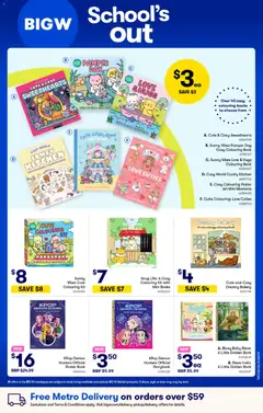 Preview of catalogue Big W Catalogue - School’s out from shop Big W valid 02/04/2026