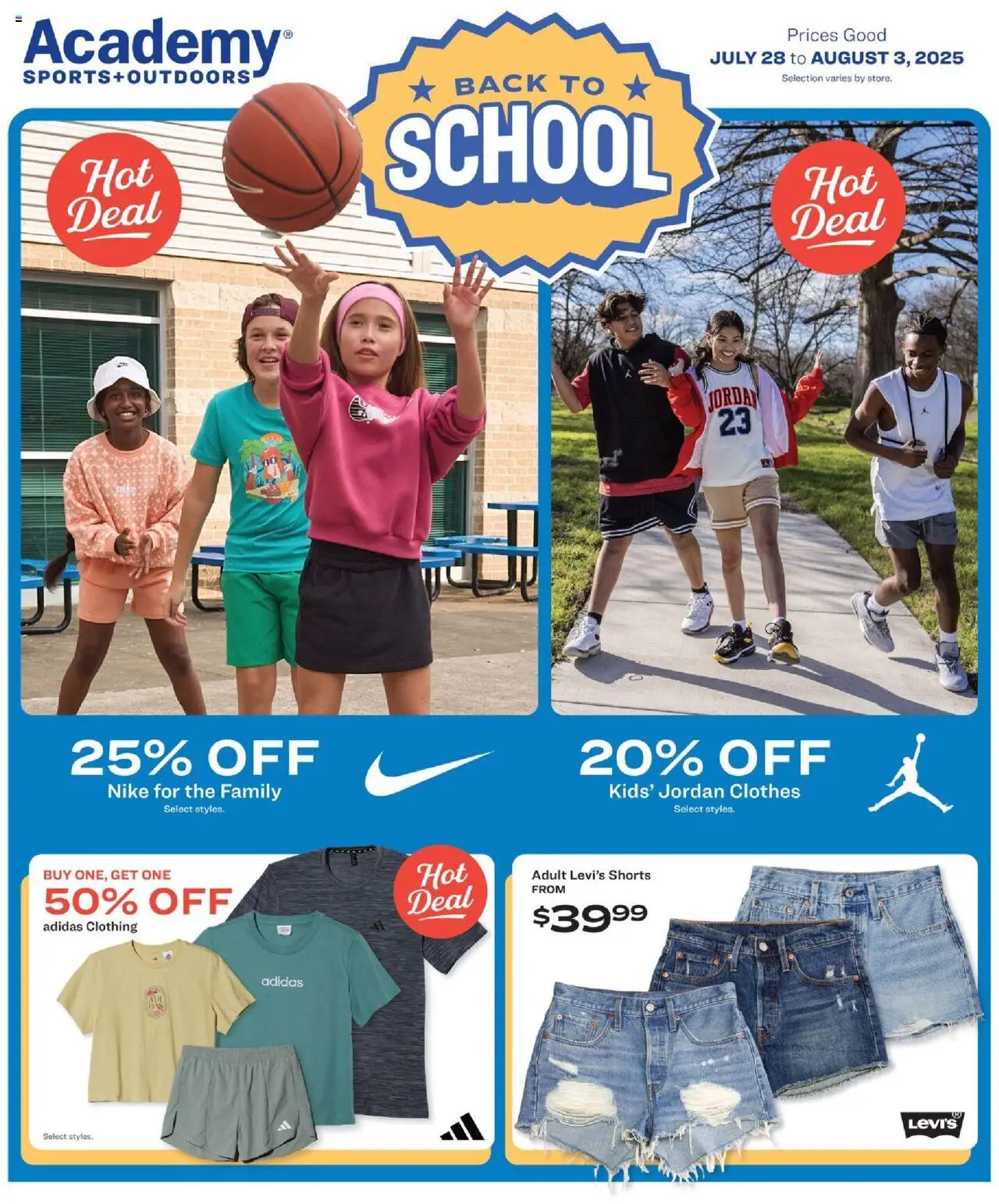 Academy Sports Weekly Ad from 07/28/2025 - Flyer - Page number 1